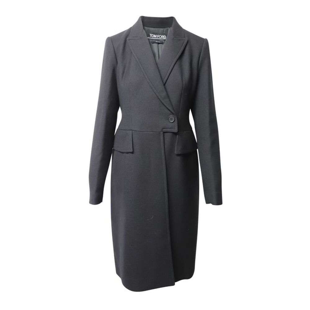 Tom Ford Coat Dress in Grey Wool